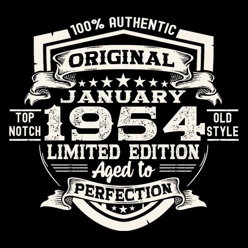 Born 1954 January 69th birthday Gift man