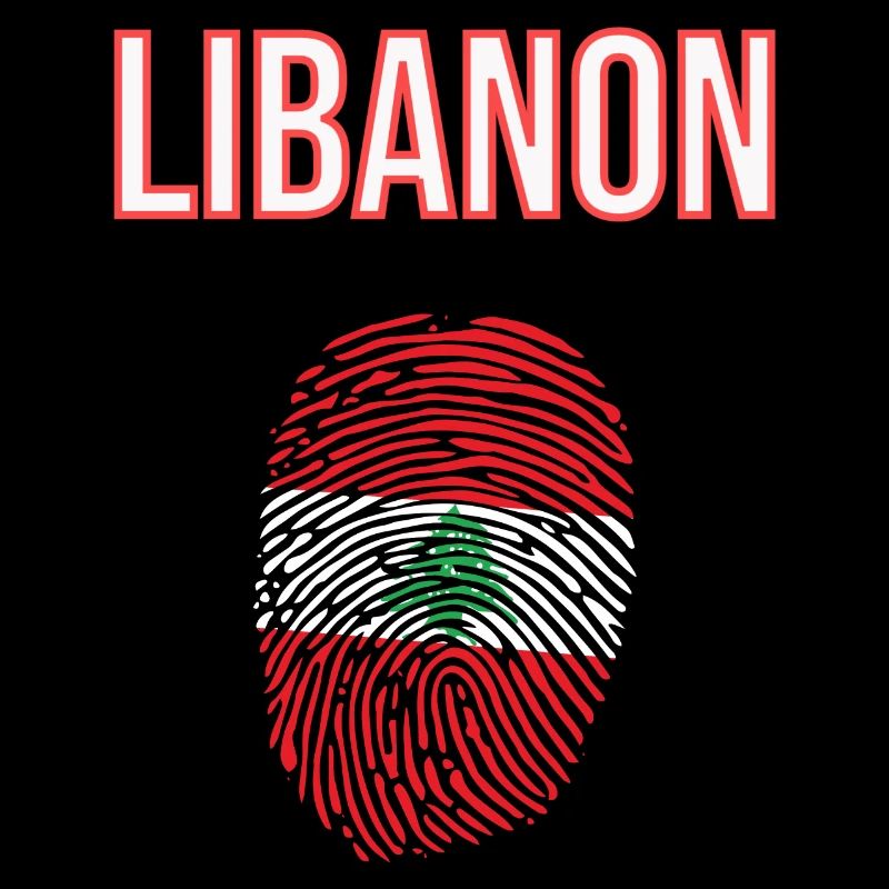 Libanon Fingerabdruck