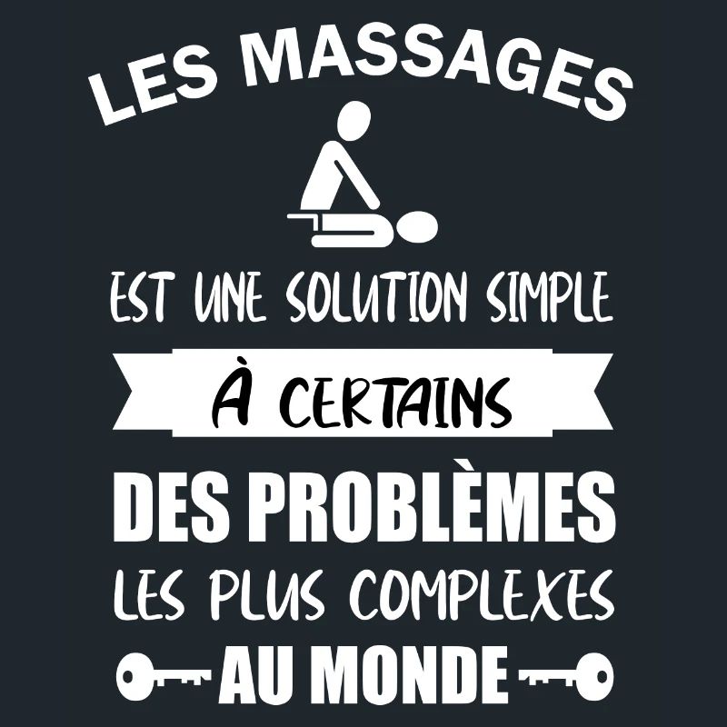 Les massages est une solution simple t-shirt