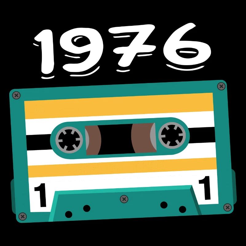 Cassette 1976 Vintage Anniversaire 1976