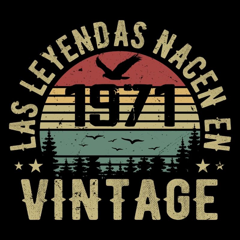 Naissance des légendes 1971 Cadeau d’anniversaire 1971
