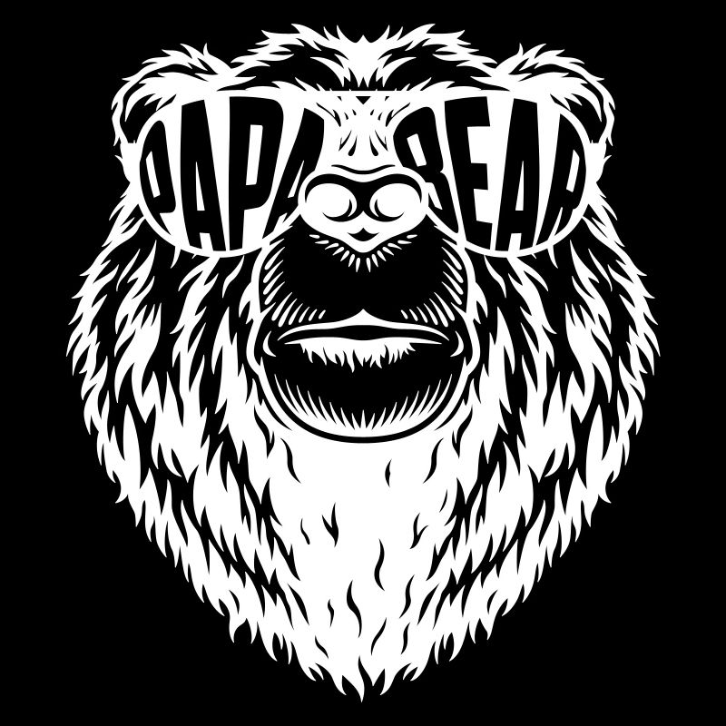 Papa Bear Vatertag | Farbe änderbar