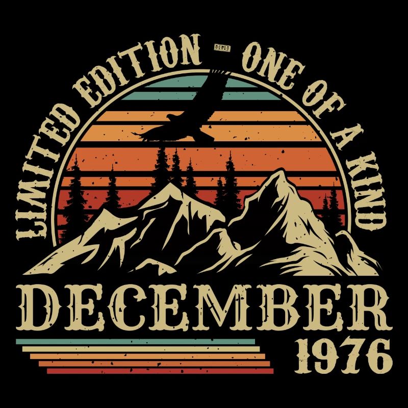 Vintage December 1976, Awesome since December 1976