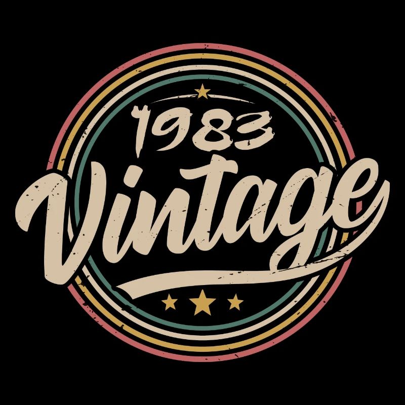 1983 Vintage 1983 Geburtstagsgeschenk - Retro Stil 1983