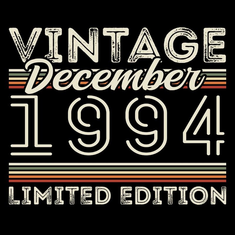 Vintage December 1994 - 31st Anniversary December