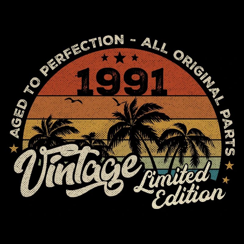 Millésime 1991 Anniversaire Rétro 1991