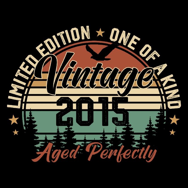 Jahrgang 2015 Retro 2015 Geburtstagsgeschenk 2015