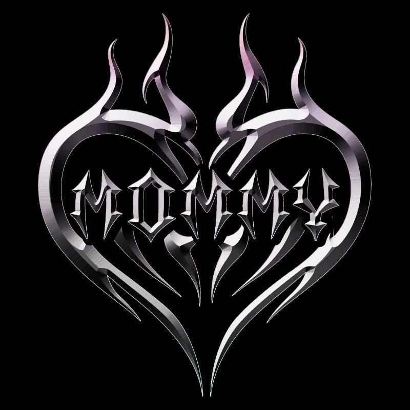 Tatouage de cœur tribal pour Emo et Goth