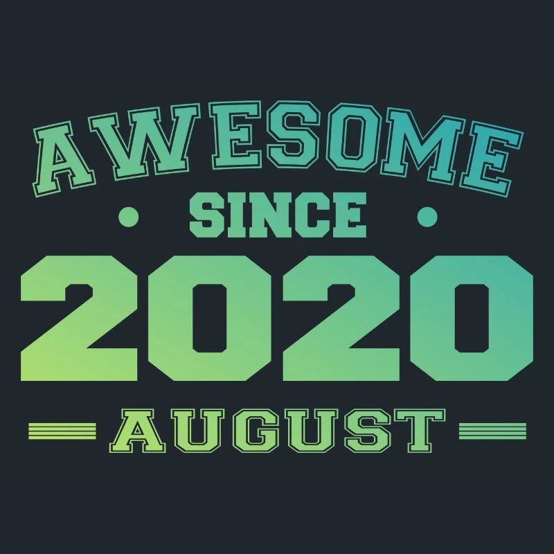 2020 August Jahr Geburt Geburtstag August 2020