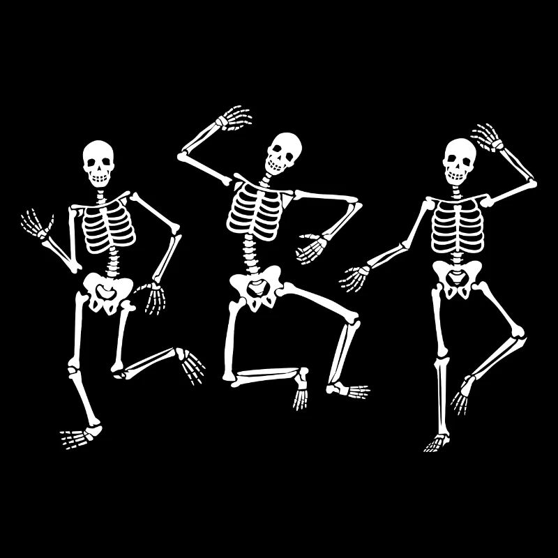 Dancing Skeletons Halloween Skeleton Dancing Funny