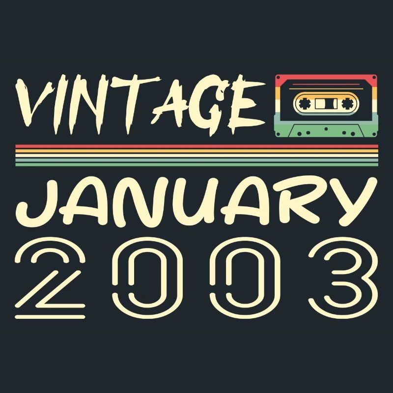 Vintage Janvier 2003 - Anniversaire Janvier 2003