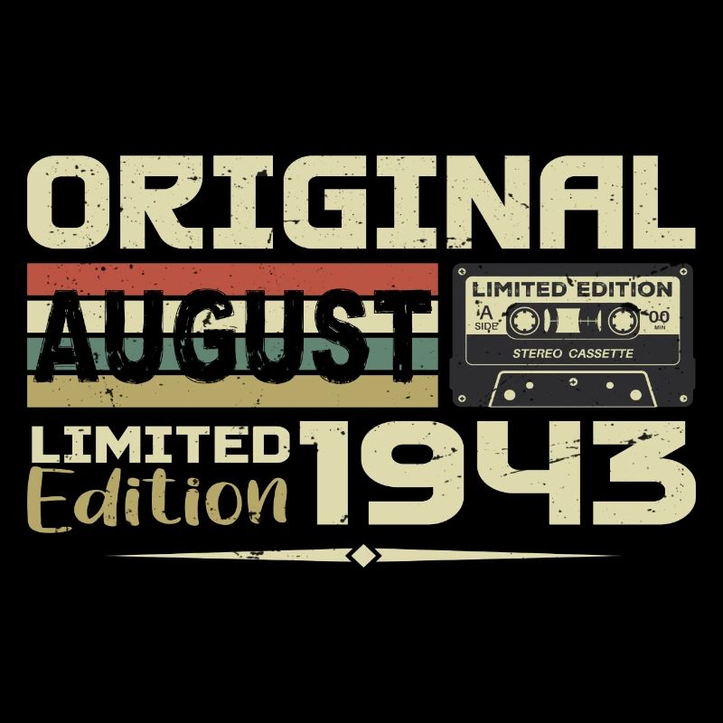 August 1943 - Born August 1943 Built August 1943