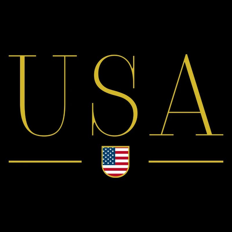 J’aime les États-Unis, T-shirt design de style élégance