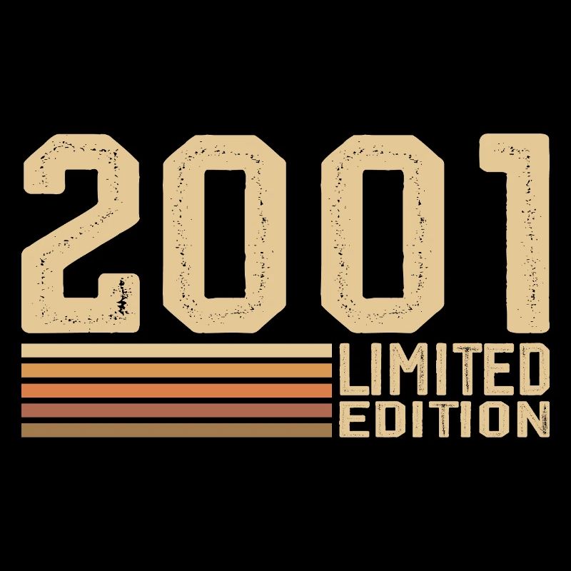 Né en 2001 anniversaire - Cadeau 2001 Vintage 2001