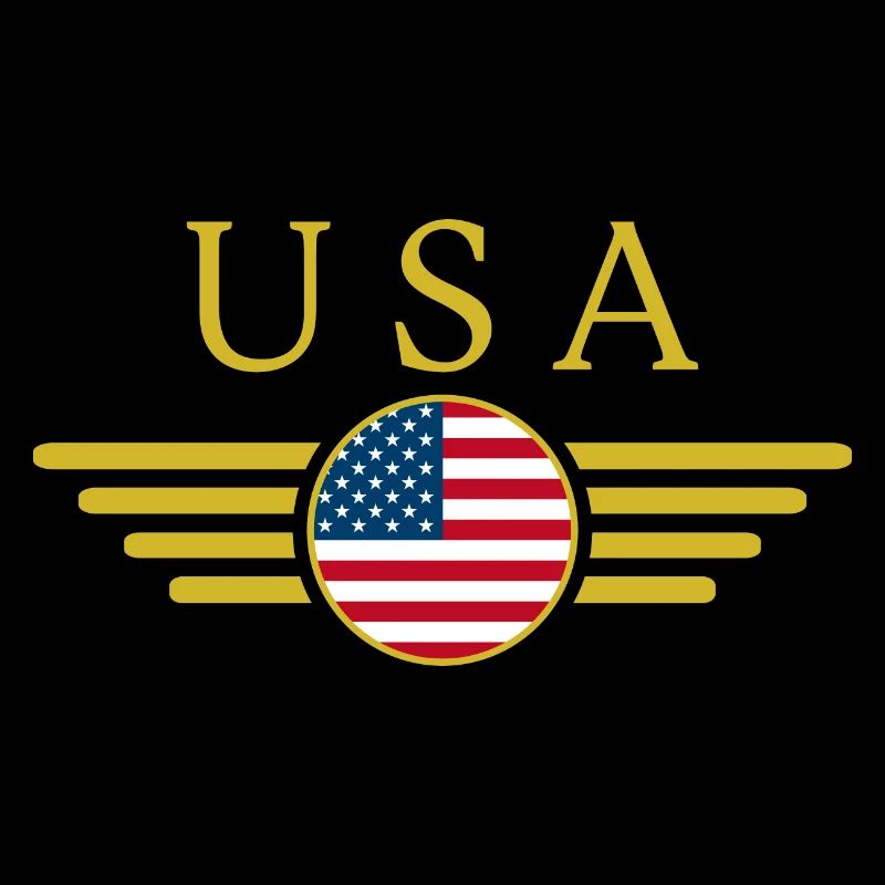 J’aime les États-Unis, T-shirt design de style élégance