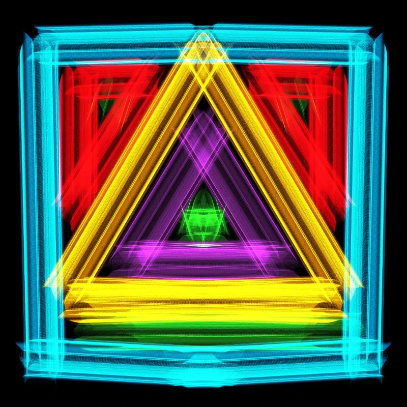 Colorful geometric design