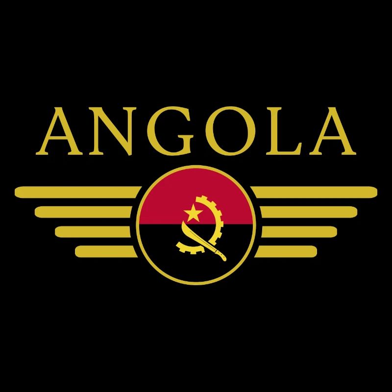I Love Angola, Elegance Style Design T-Shirt