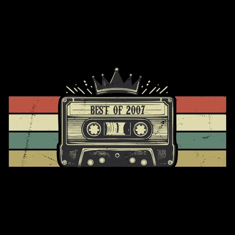 Kassette 2007 - Born In 2007 Geburtstagsgeschenk