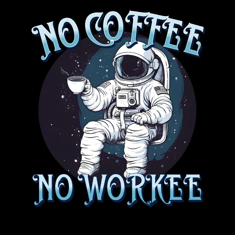 Pas de café, pas de travailleur travaillant sans grain de café