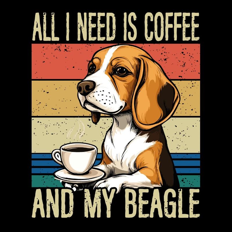 Kaffee und mein Beagle