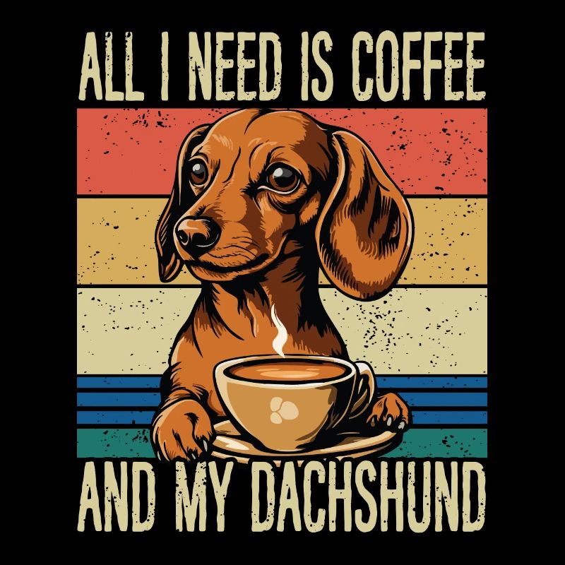 Le café et mon teckel