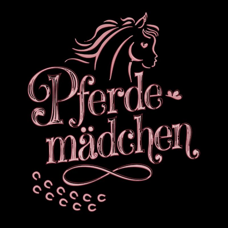 Pferdemädchen - Mädchen liebt Pferde