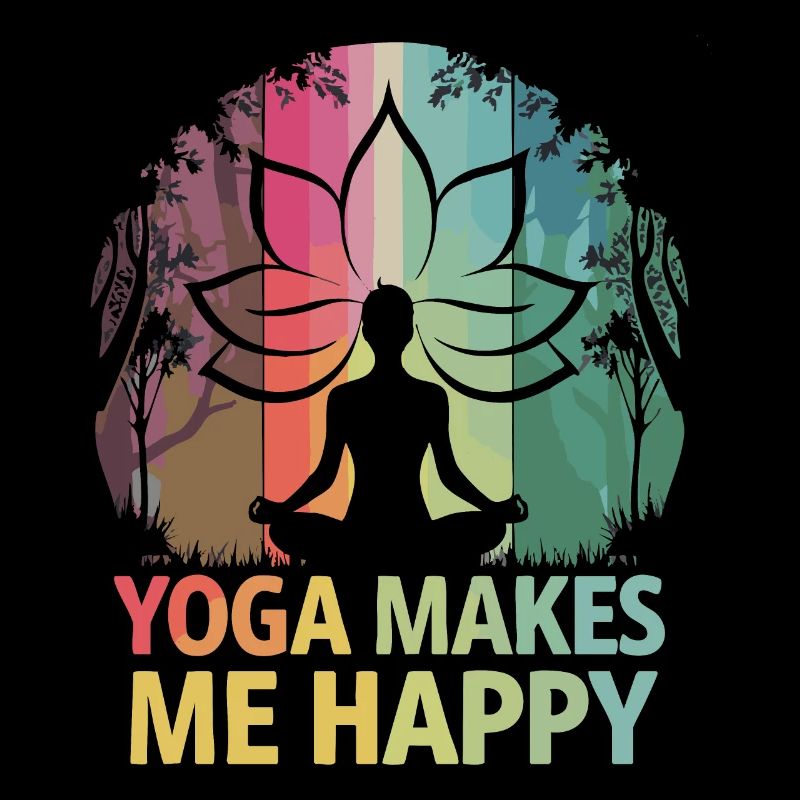 Yoga makes me happy