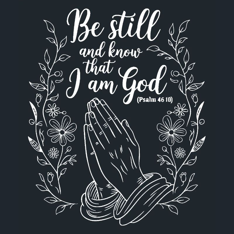 Be still and know that I’m god