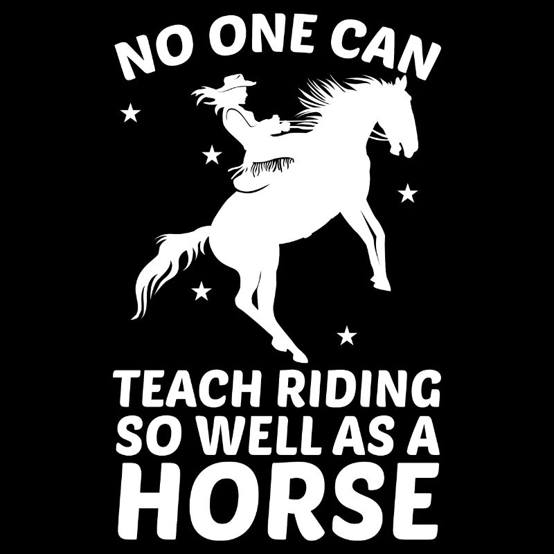 Niemand kann das Reiten so gut lehren wie ein Pfer