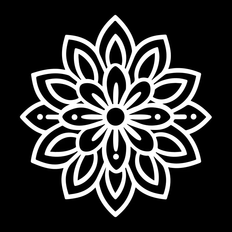 Blüte Mandala