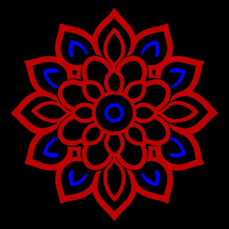 Mandala Blüte Symbolik