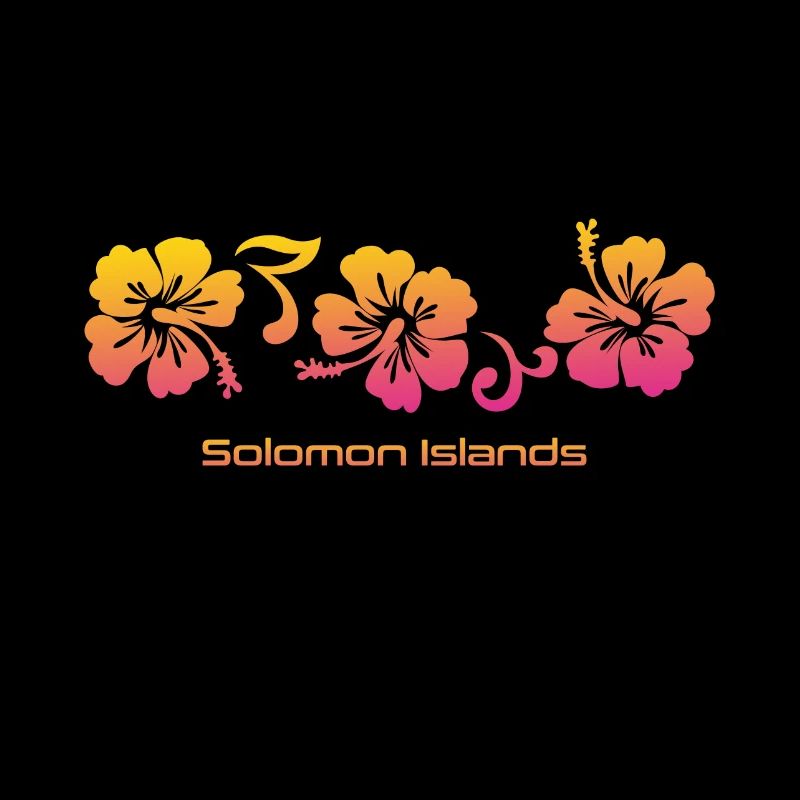 Solomon Islands Hibiscus Souvenir Vacation