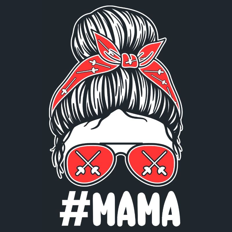 Fechter Mama Mutter Fechten