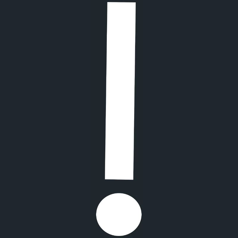 Modèle de modèle de point d’exclamation Modèle