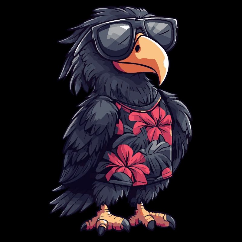 Harpie oiseau été