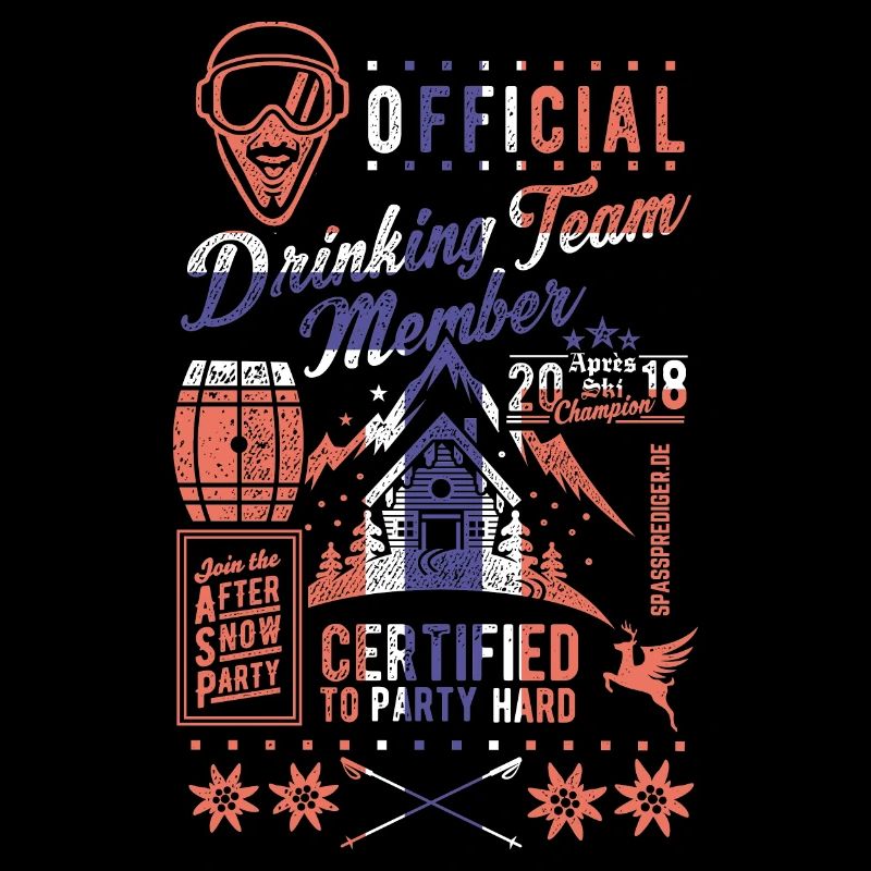 Norwegen Drinking Team T Shirt