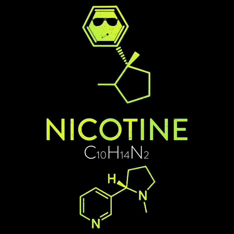 Nikotin Molekül - Chemie Element