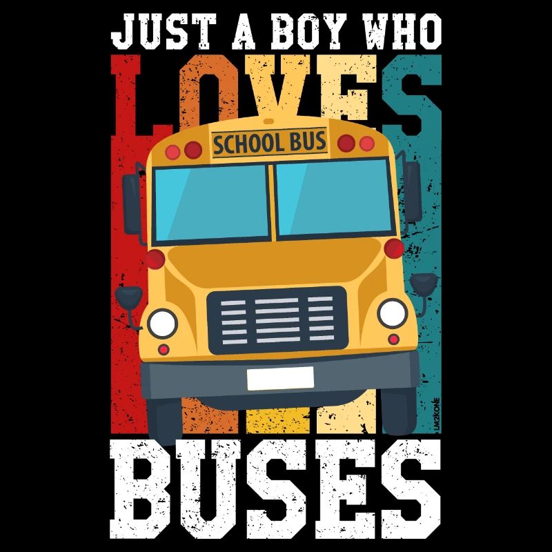 Vintage Just a boy who loves Buses