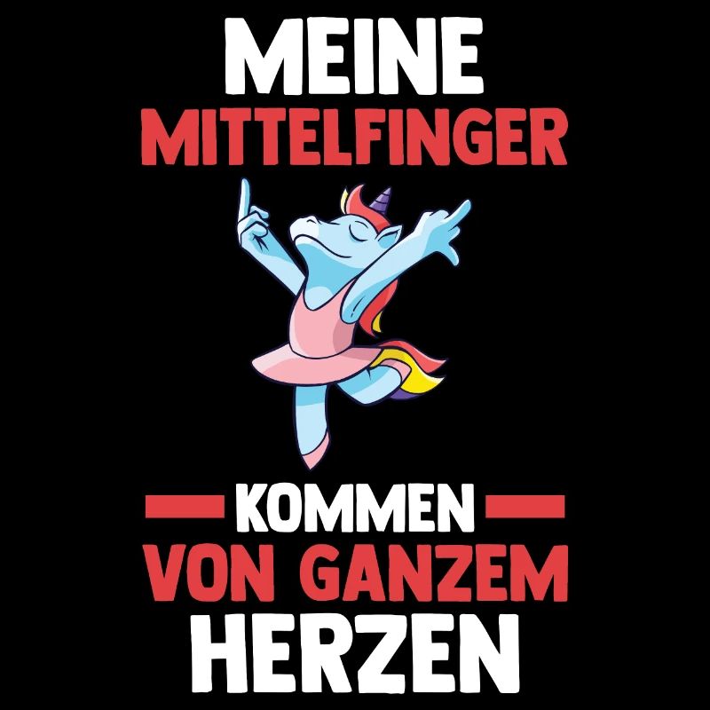 Mittelfinger Einhorn