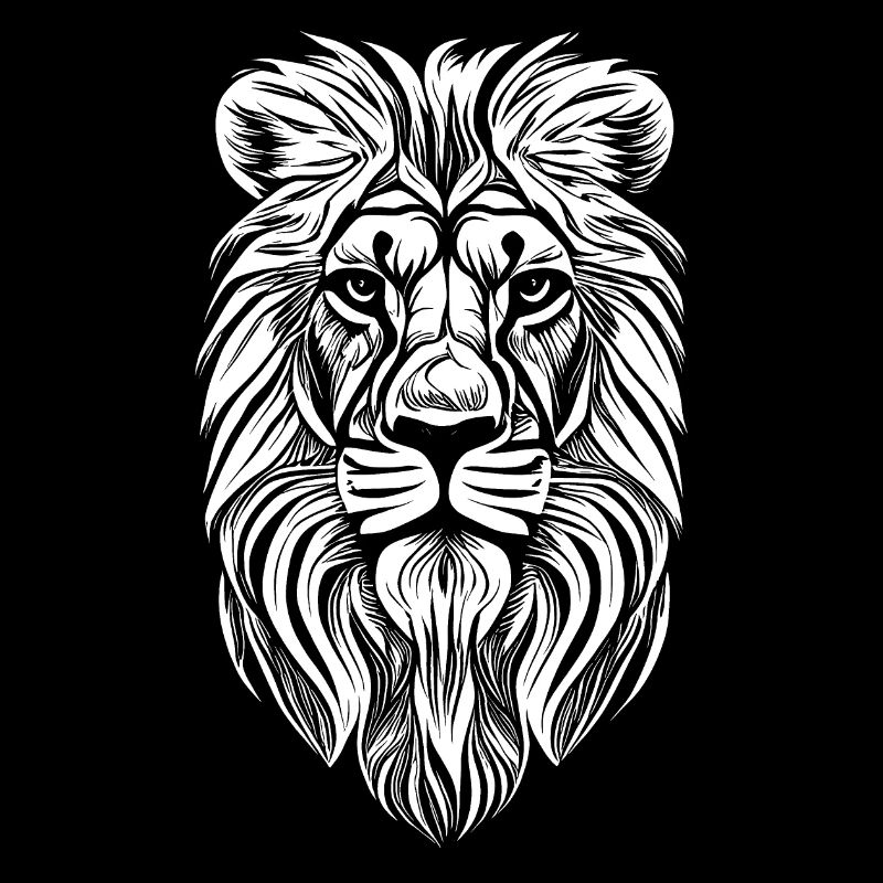 Lion - Grosse tête de lion