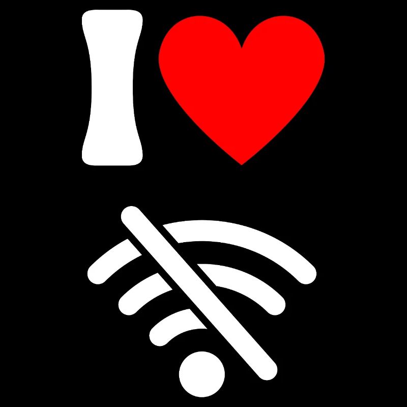 I love Offline - Digital Detox ohne Wifi wlan