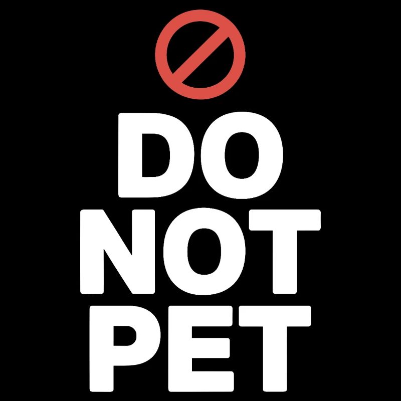 Do Not Pet Introvertiert Abstand Ruhe Anti Social