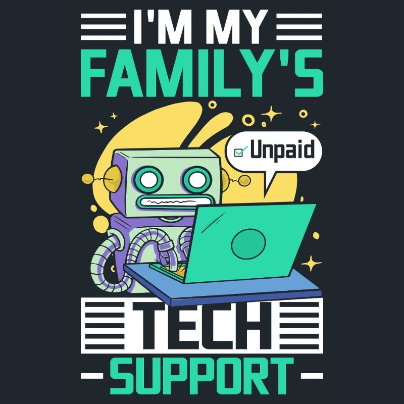 Robo de support technique familial