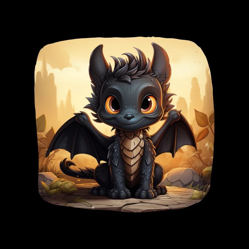 Jack le doux dragon noir