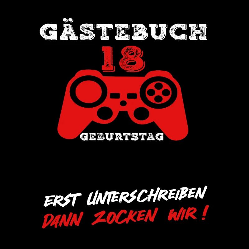 Lustiger 18 Geburtstag Controller Gaming Spruch