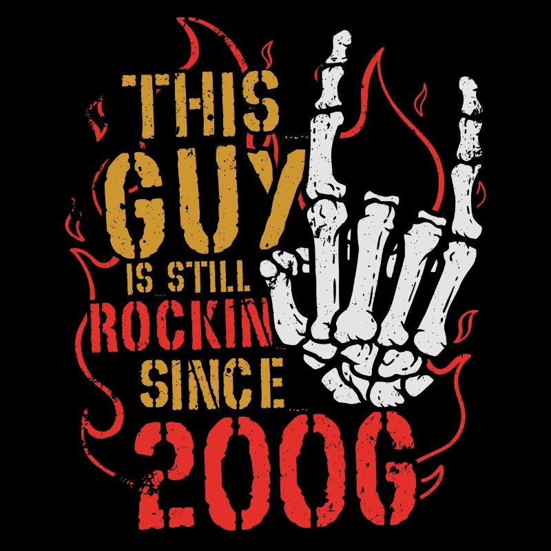 This guy has been rocking since 2006 vintage birthday