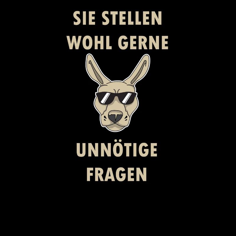 Känguruh sie stellen wohl gerne