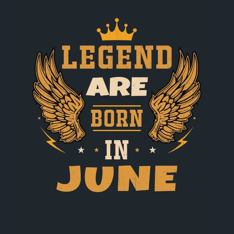 Die im Juni geborene Legende Geburtstagsgeschenk