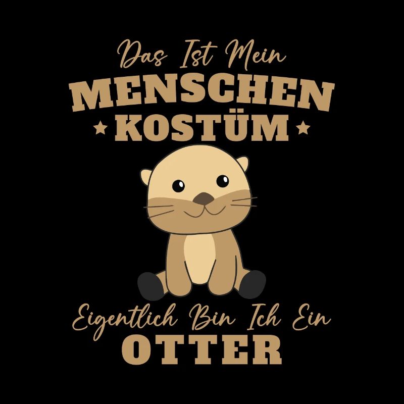 Menschen Kostüm Ich bin ein Otter