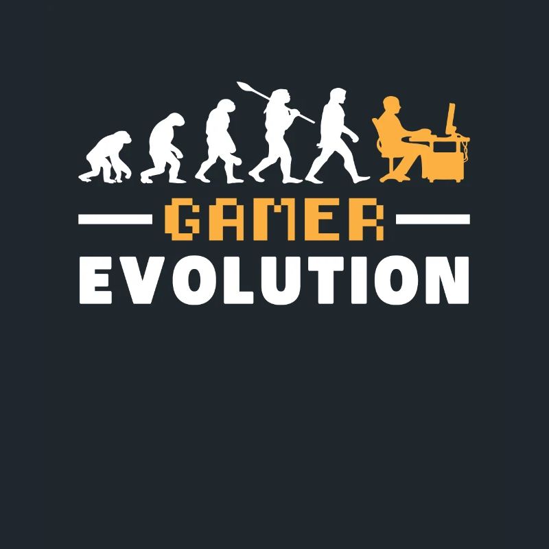 Gamer Evolution Vintage Geschenk